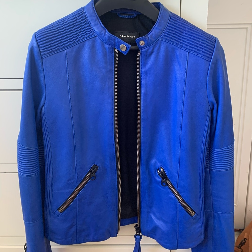 Mackage leather jacket